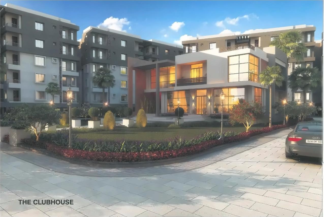 3D Elevation of real estate project Shree Yogi Darshan Tower located at Chhani, Vadodara, Gujarat