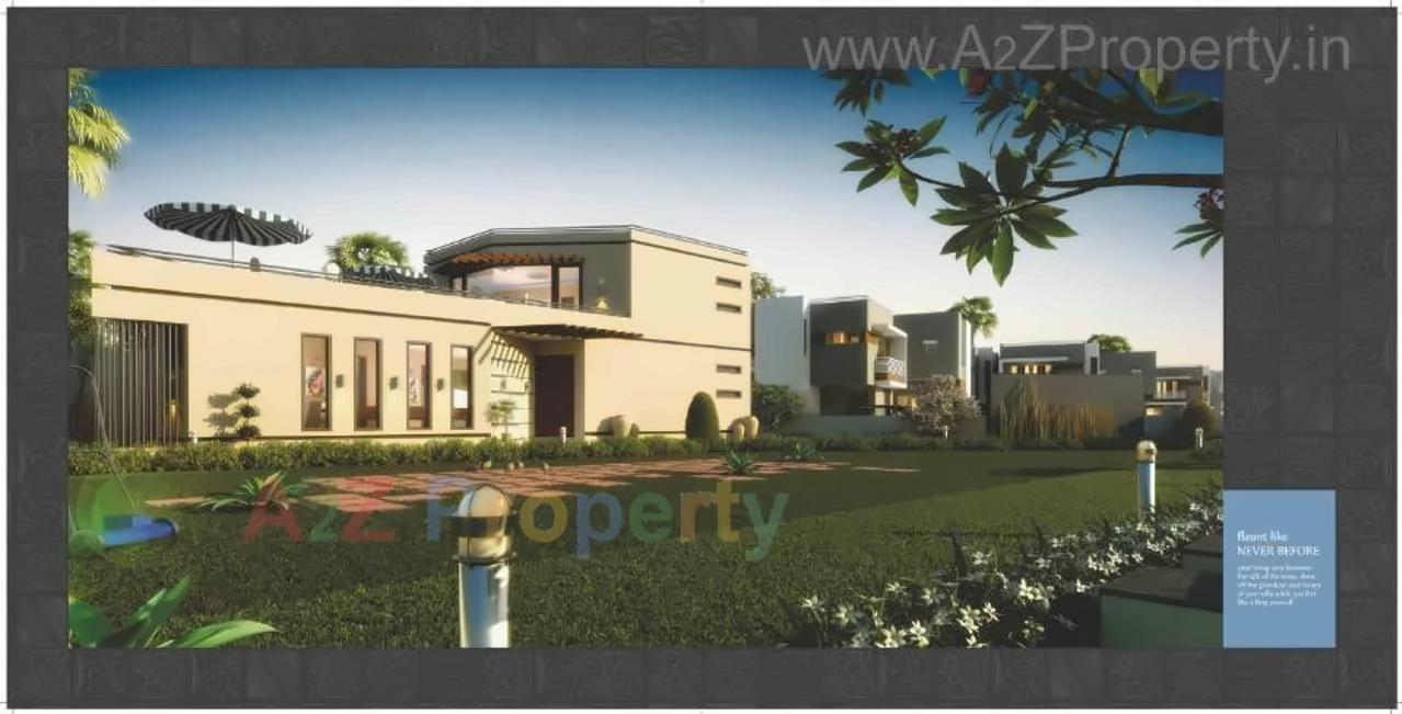 3D Elevation of real estate project Shreeji Aangan located at Tarsali, Vadodara, Gujarat
