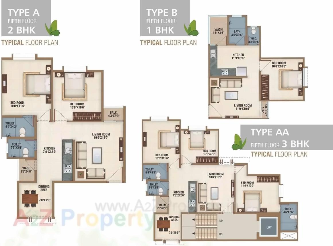 Layout of real estate project Shreeji Aashray located at Vadodara, Vadodara, Gujarat