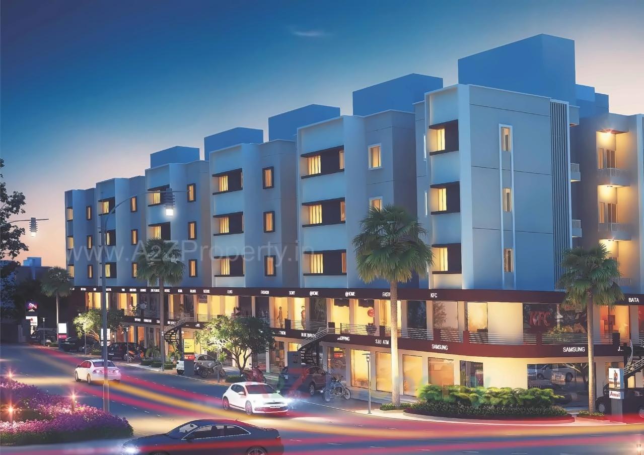 3D Elevation of real estate project Shreeji Aashray located at Vadodara, Vadodara, Gujarat