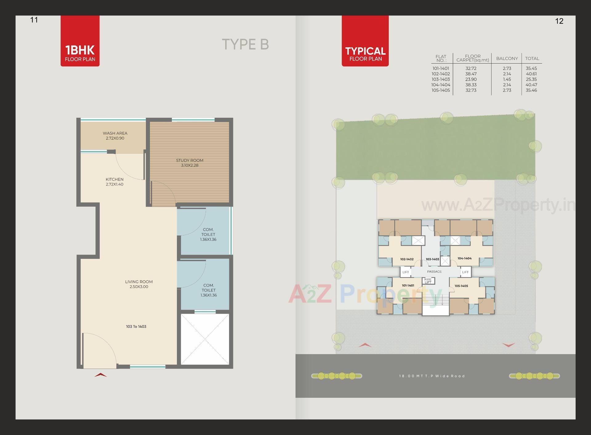 Layout of real estate project Shreeji Avenue located at Chhani, Vadodara, Gujarat