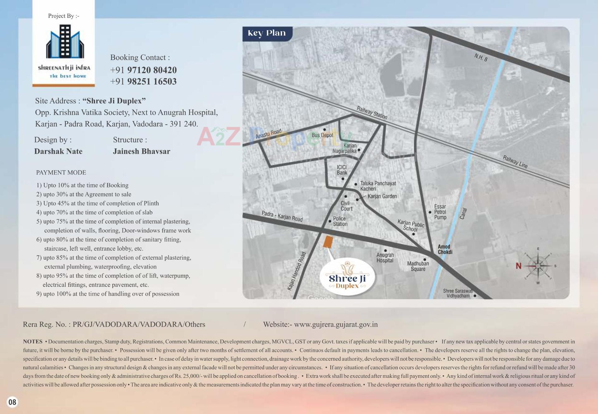  of real estate project Shreeji Duplex located at Karjan, Vadodara, Gujarat