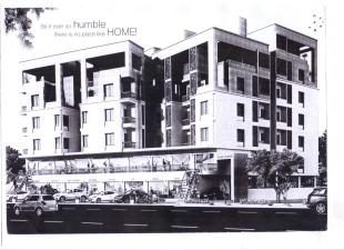 Elevation of real estate project Shreeji Landmark located at Sayajipura, Vadodara, Gujarat