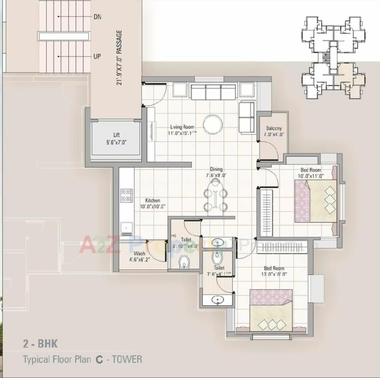 Layout of real estate project Shreeji Residency located at Atladara, Vadodara, Gujarat