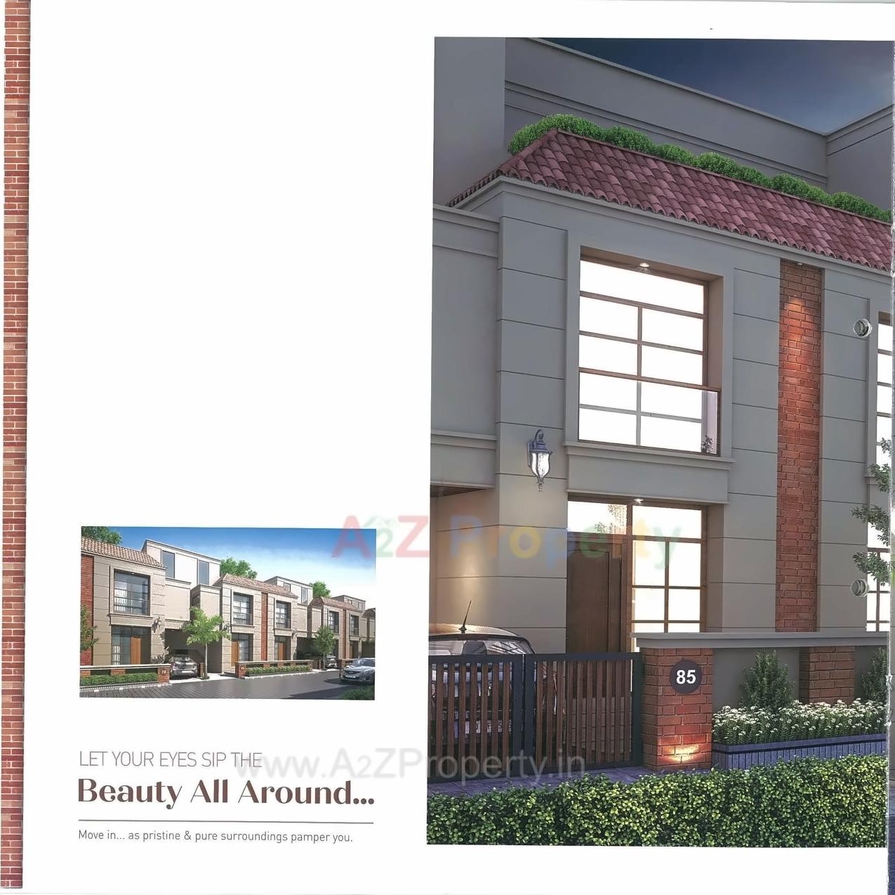 3D Elevation of real estate project Shreeji Serenity located at Sevasi, Vadodara, Gujarat