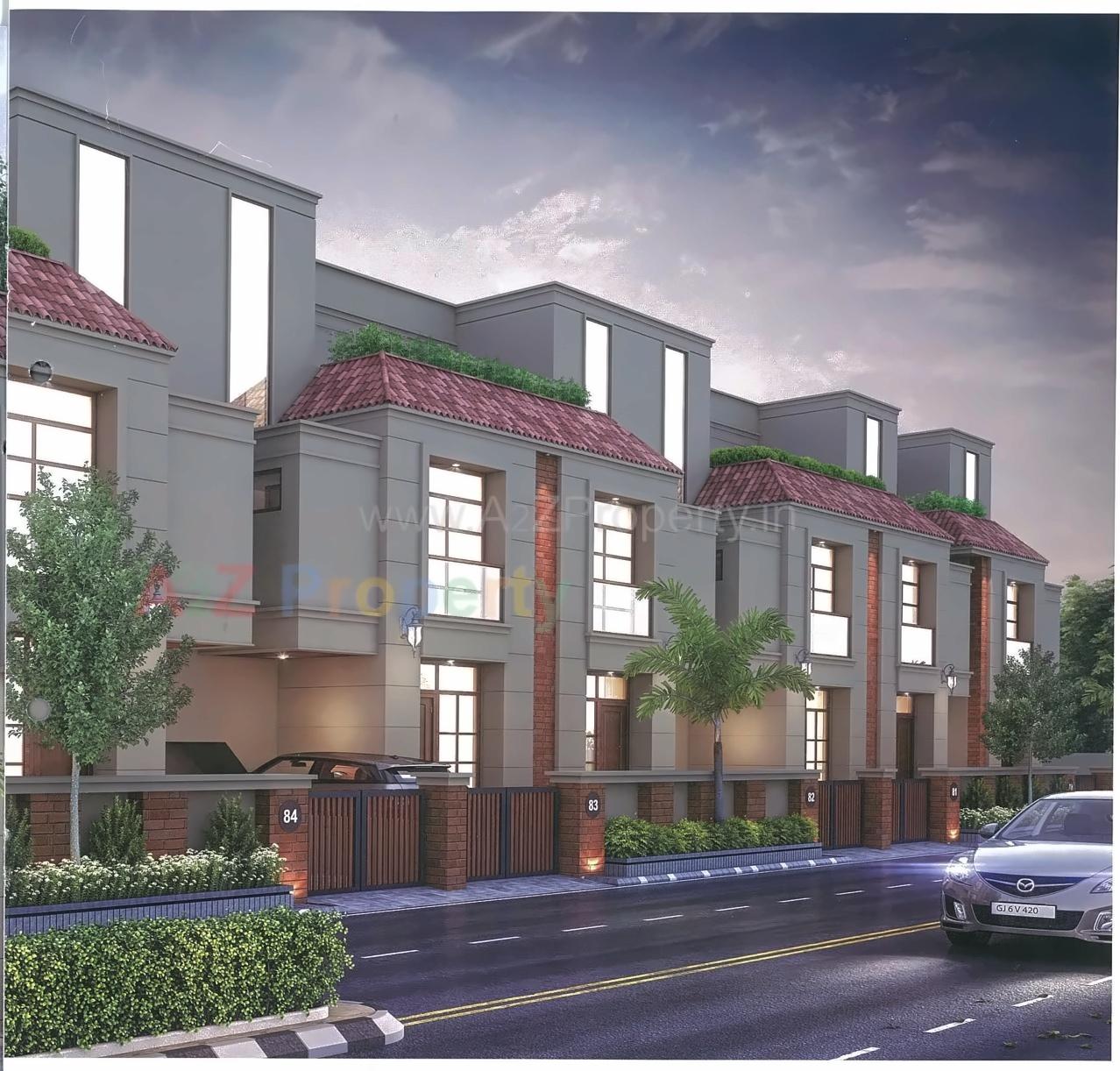 3D Elevation of real estate project Shreeji Serenity located at Sevasi, Vadodara, Gujarat