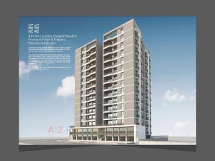 Elevation of real estate project Shreeji Sharnam Aura located at Sama, Vadodara, Gujarat