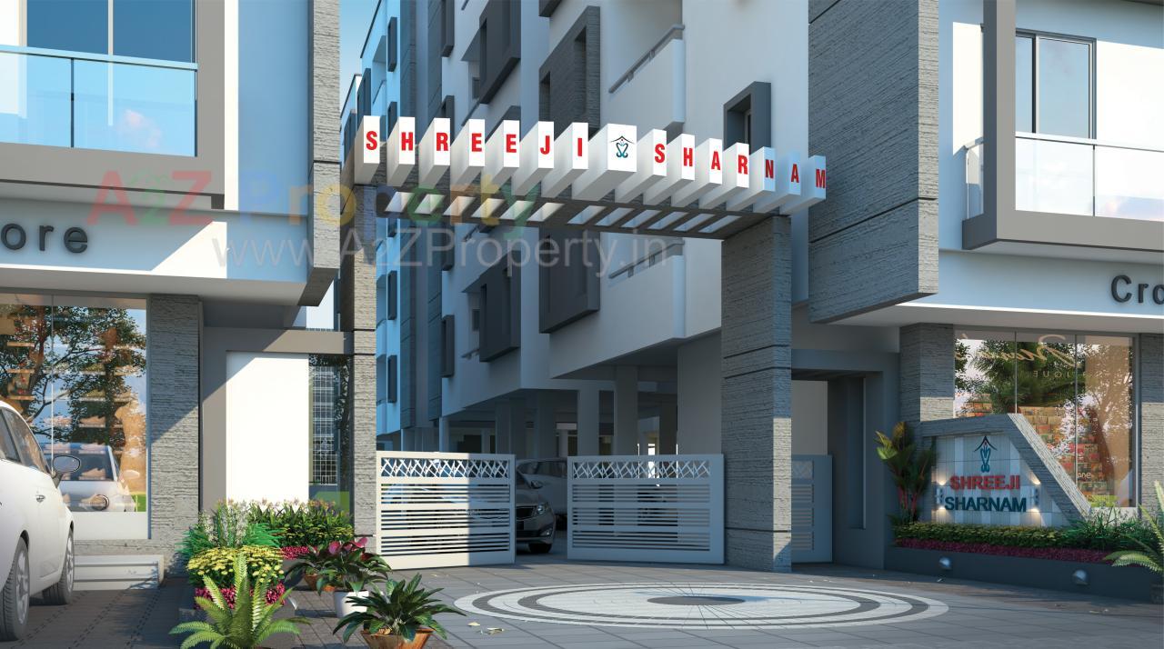 3D Elevation of real estate project Shreeji Sharnam located at Nizampura, Vadodara, Gujarat