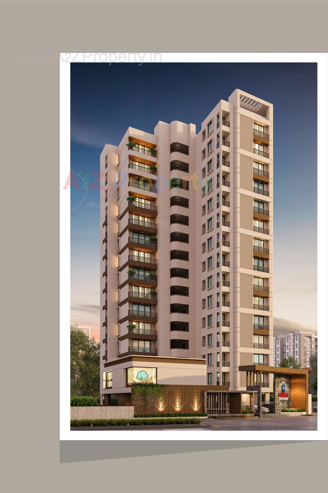 3D Elevation of real estate project Shreeji Sharnam located at Sama, Vadodara, Gujarat