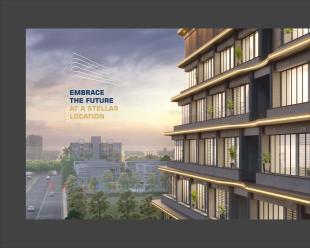 Elevation of real estate project Shreeji Skyline located at Atladra, Vadodara, Gujarat