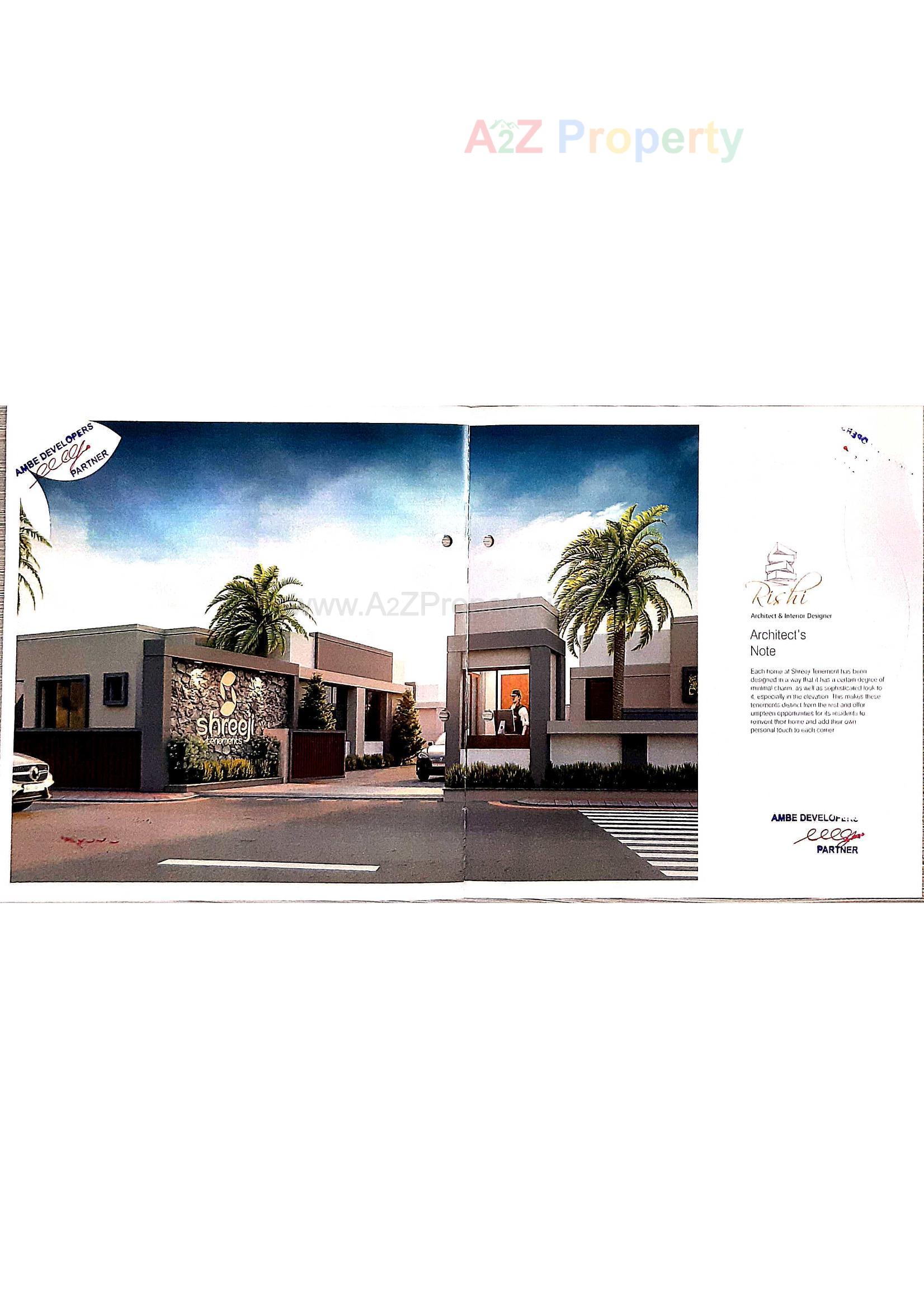 3D Elevation of real estate project Shreeji Tenaments located at Maneja, Vadodara, Gujarat