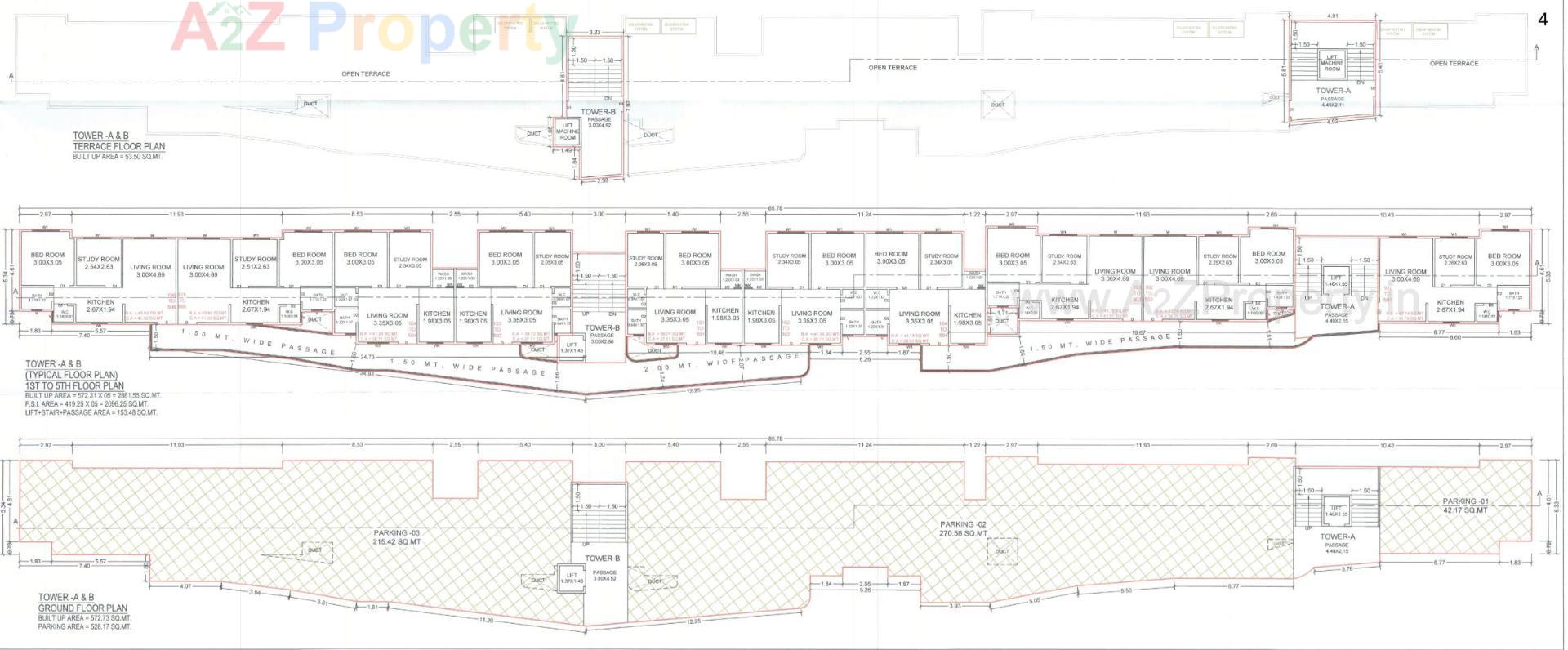 Layout of real estate project Shreeji Upvan Ii located at Vadsar, Vadodara, Gujarat