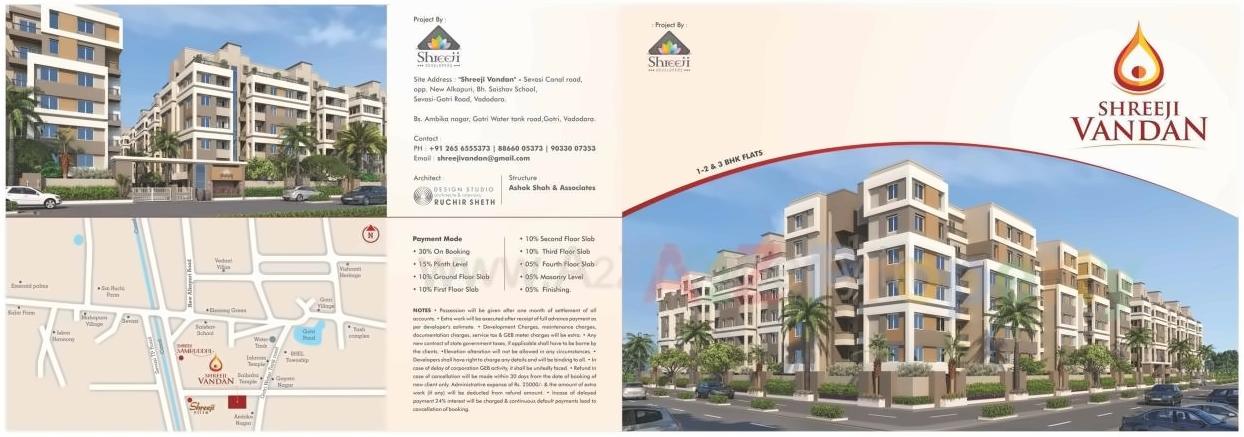  of real estate project Shreeji Vandan located at Sevasi, Vadodara, Gujarat