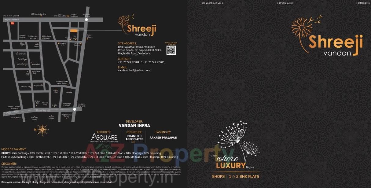  of real estate project Shreeji Vandan located at Bapod, Vadodara, Gujarat
