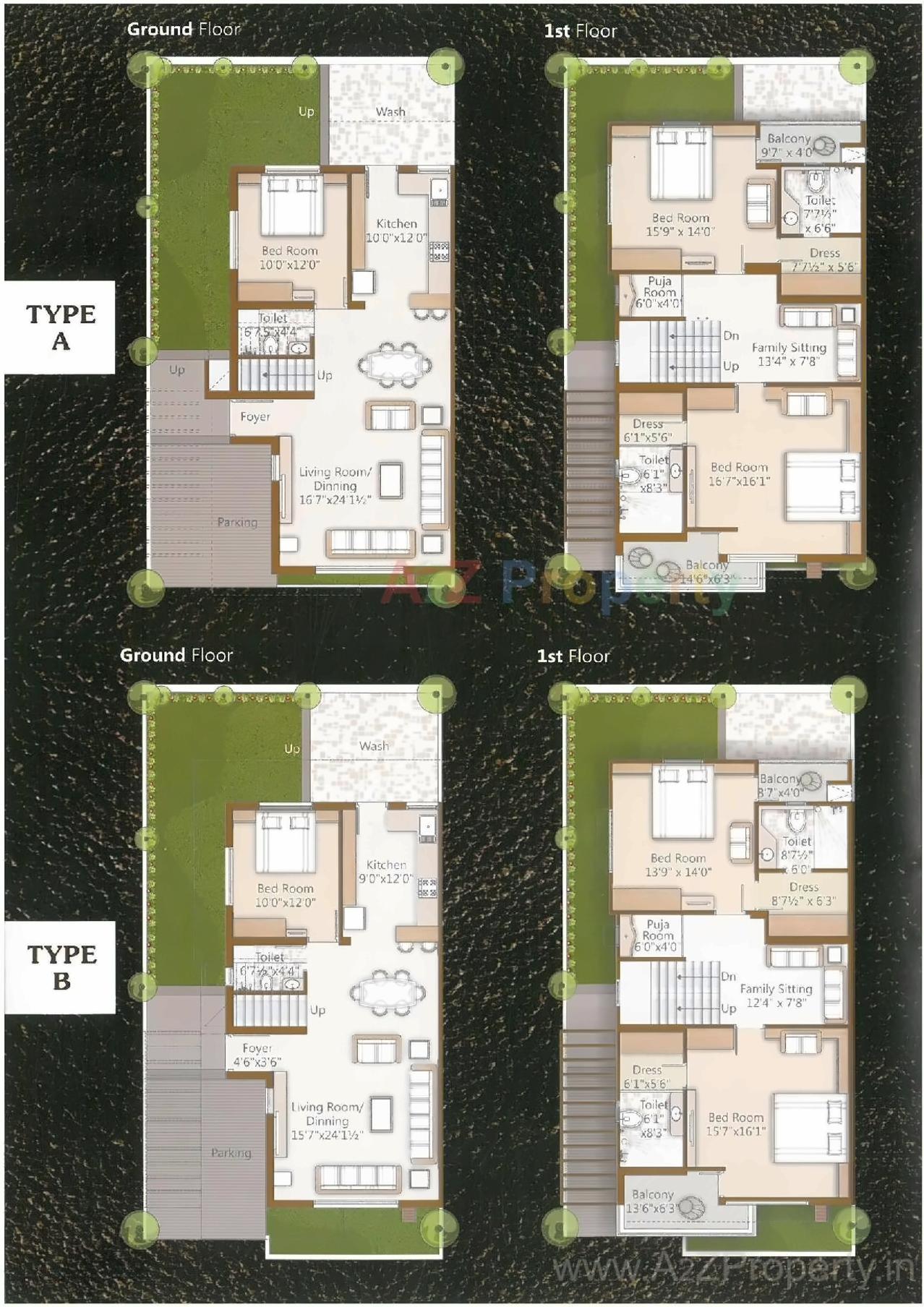 Layout of real estate project Shreekunj Greens located at Gotri, Vadodara, Gujarat