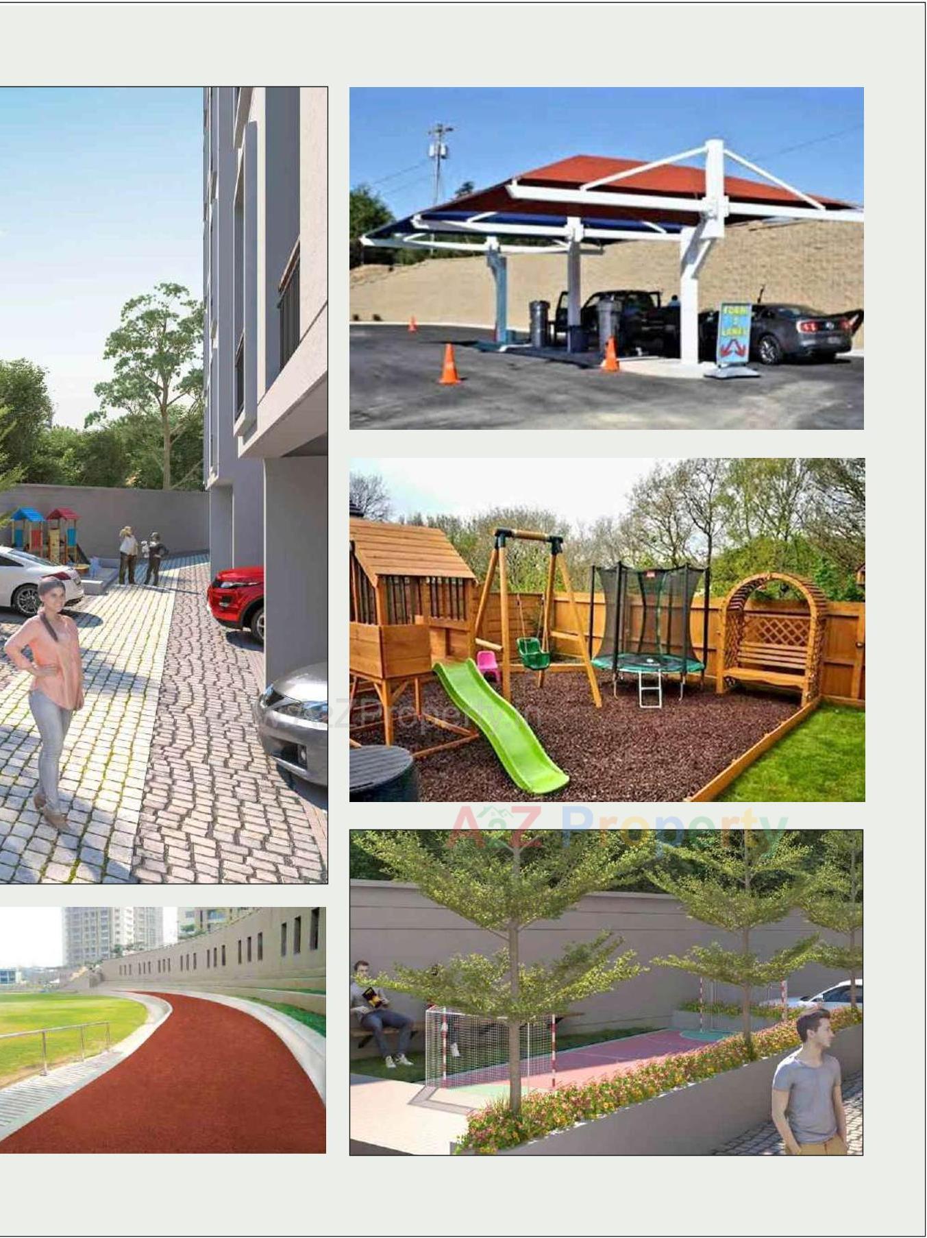 3D Elevation of real estate project Shreem Sarvada located at Vadsar, Vadodara, Gujarat