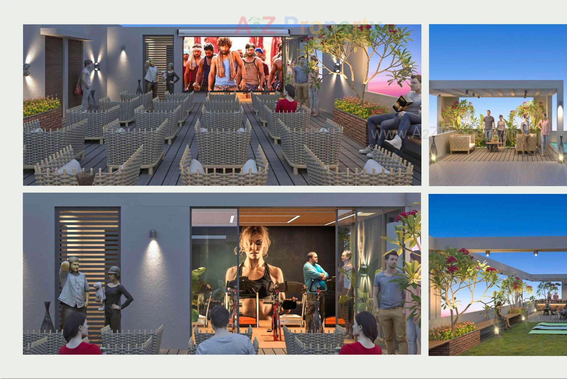 3D Elevation of real estate project Shreem Sarvada located at Vadsar, Vadodara, Gujarat