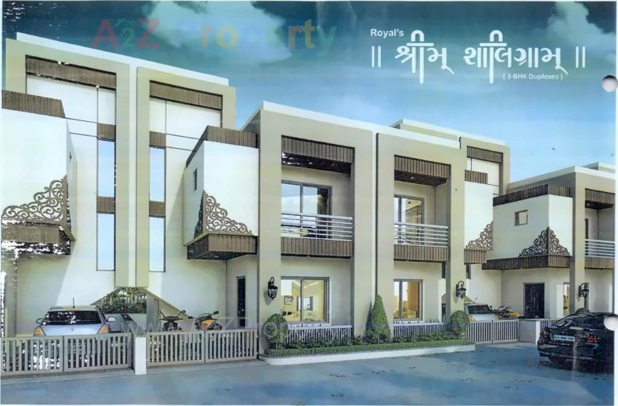 3D Elevation of real estate project Shreem Shaligram located at Karjan, Vadodara, Gujarat