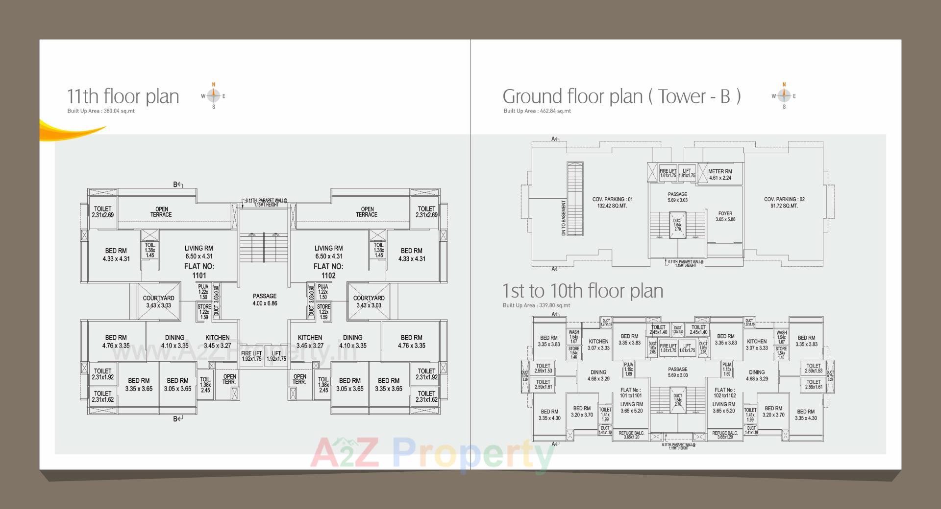 Layout of real estate project Shreenath Heights Ii located at Chhani, Vadodara, Gujarat