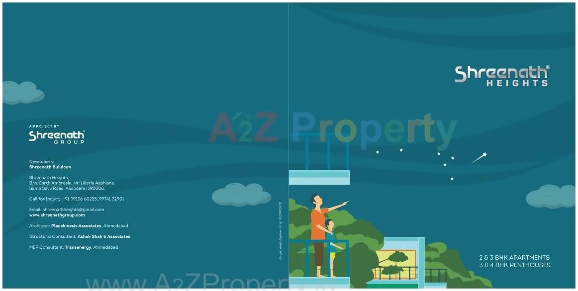  of real estate project Shreenath Heights located at Sama, Vadodara, Gujarat