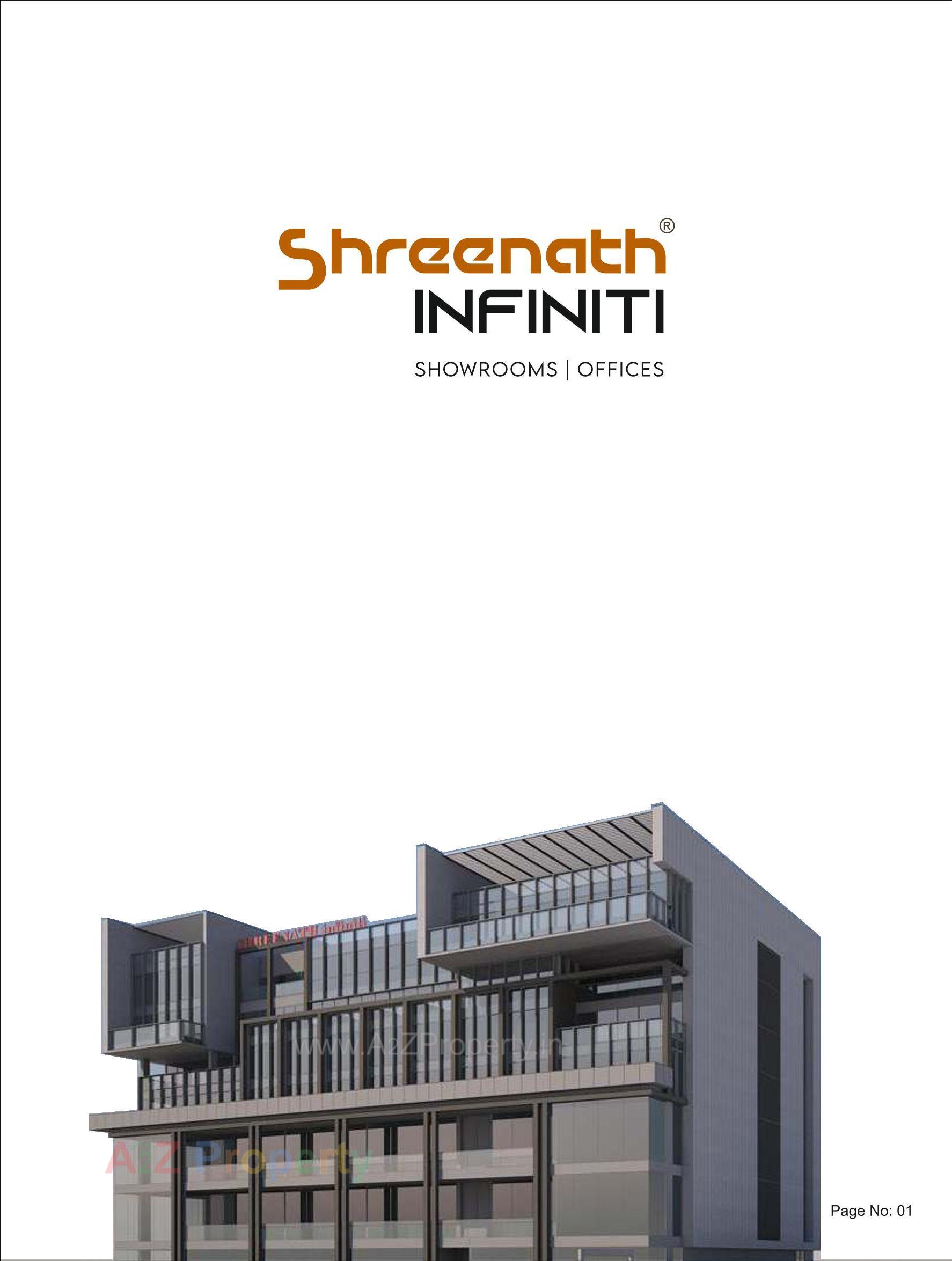 3D Elevation of real estate project Shreenath Infiniti located at Vadodara, Vadodara, Gujarat