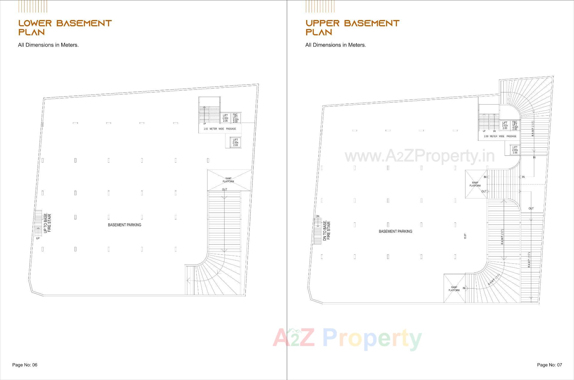 Layout of real estate project Shreenath Infiniti located at Vadodara, Vadodara, Gujarat