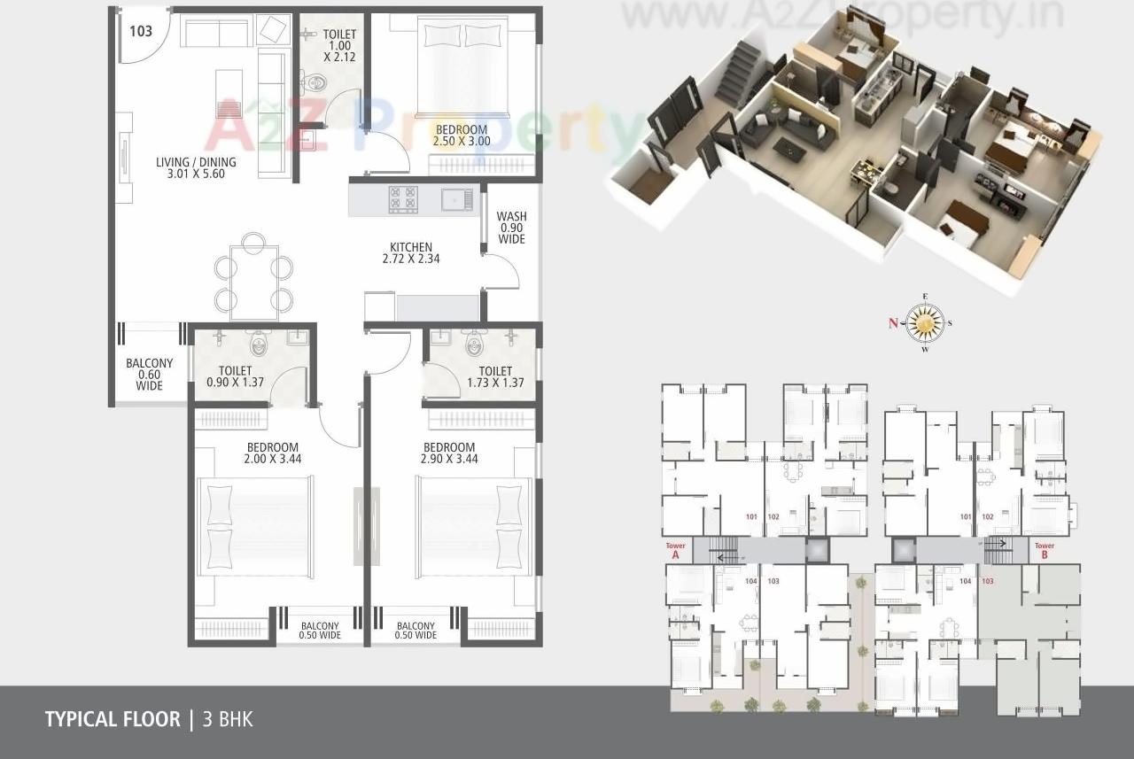 Layout of real estate project Shreenath Villa located at Bapod, Vadodara, Gujarat