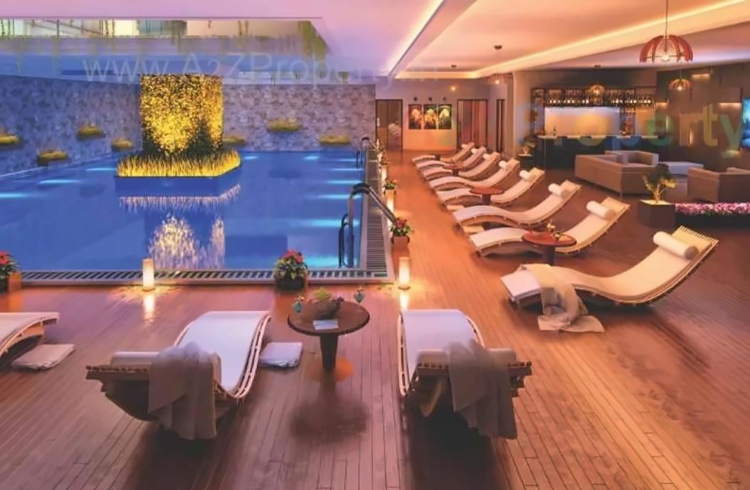 3D Elevation of real estate project Shreenathji Aangan located at Shripor-timbi, Vadodara, Gujarat