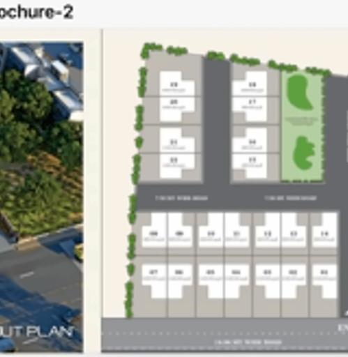 Layout of real estate project Shreenathji Darshan located at Ankhol, Vadodara, Gujarat