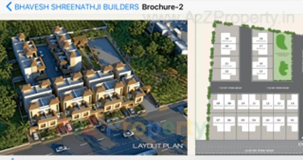 Layout of real estate project Shreenathji Darshan located at Ankhol, Vadodara, Gujarat