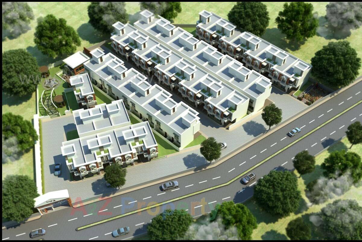 3D Elevation of real estate project Shreenathji Dwar located at Khatamba, Vadodara, Gujarat
