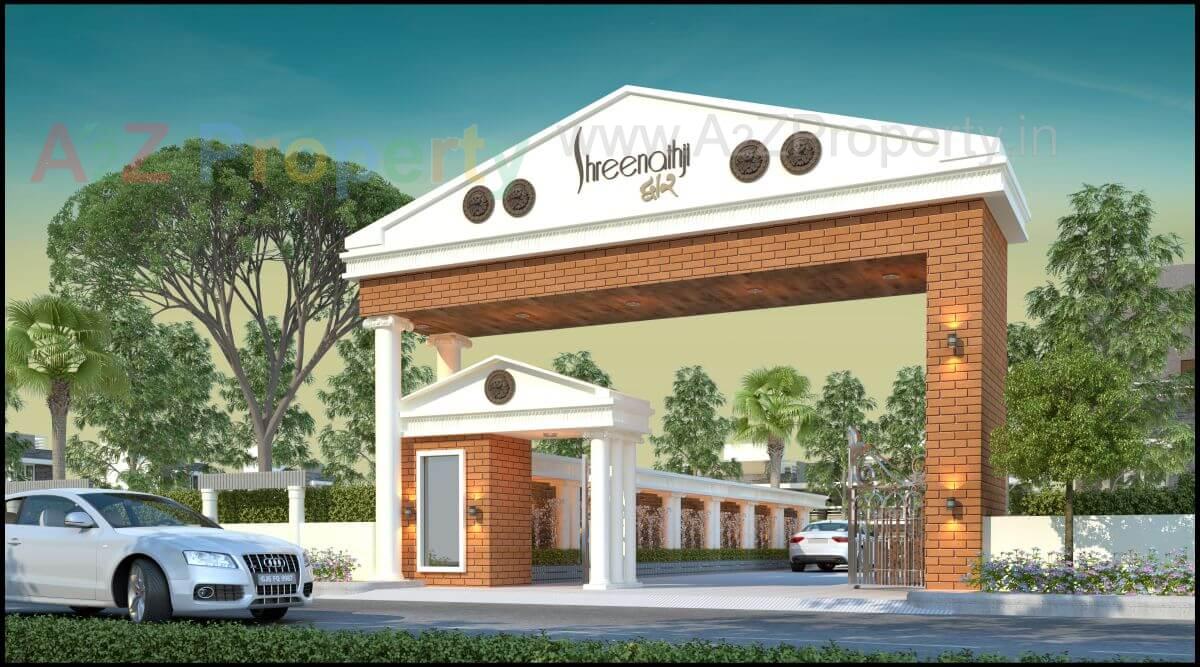 3D Elevation of real estate project Shreenathji Dwar located at Khatamba, Vadodara, Gujarat