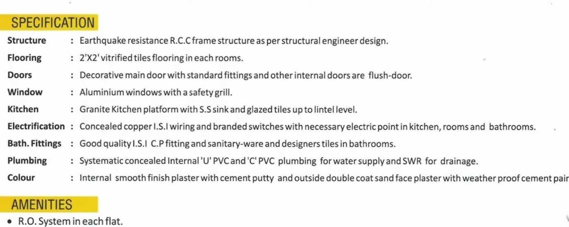 Project Specifications