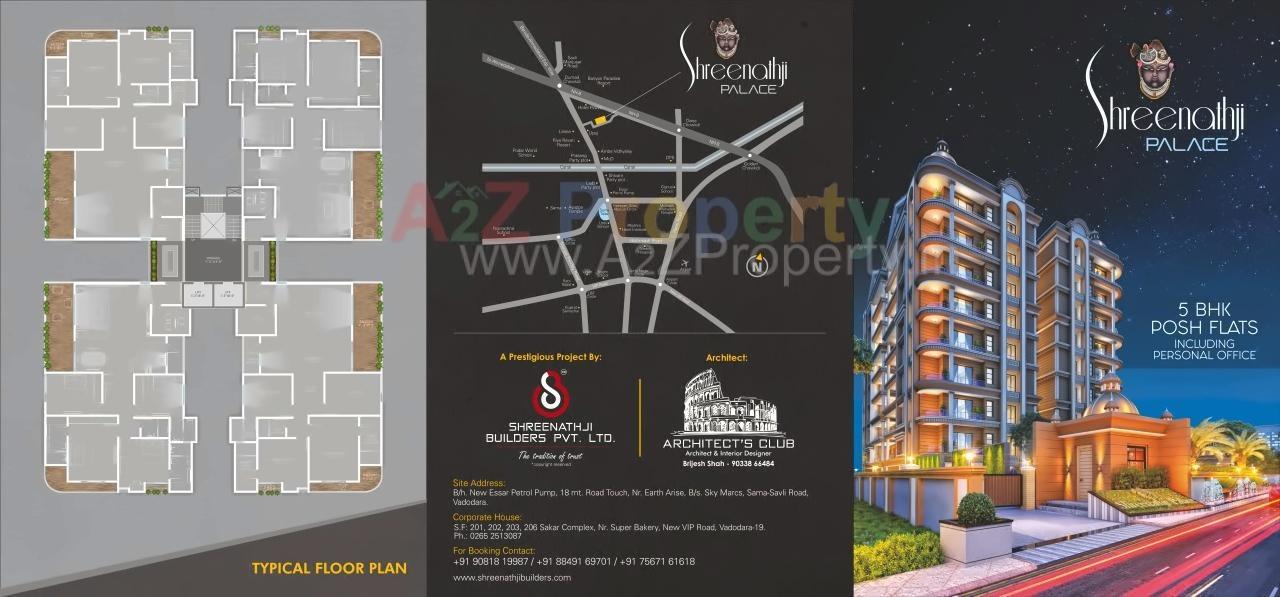  of real estate project Shreenathji Palace located at Vemali, Vadodara, Gujarat