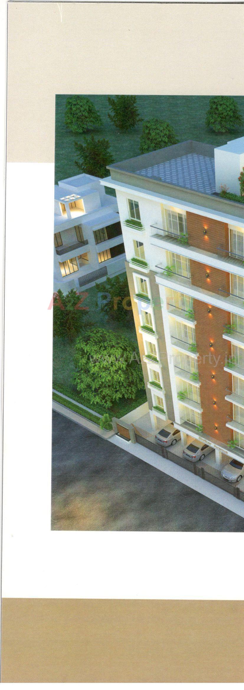 3D Elevation of real estate project Shrikar Avenue located at Sevasi, Vadodara, Gujarat