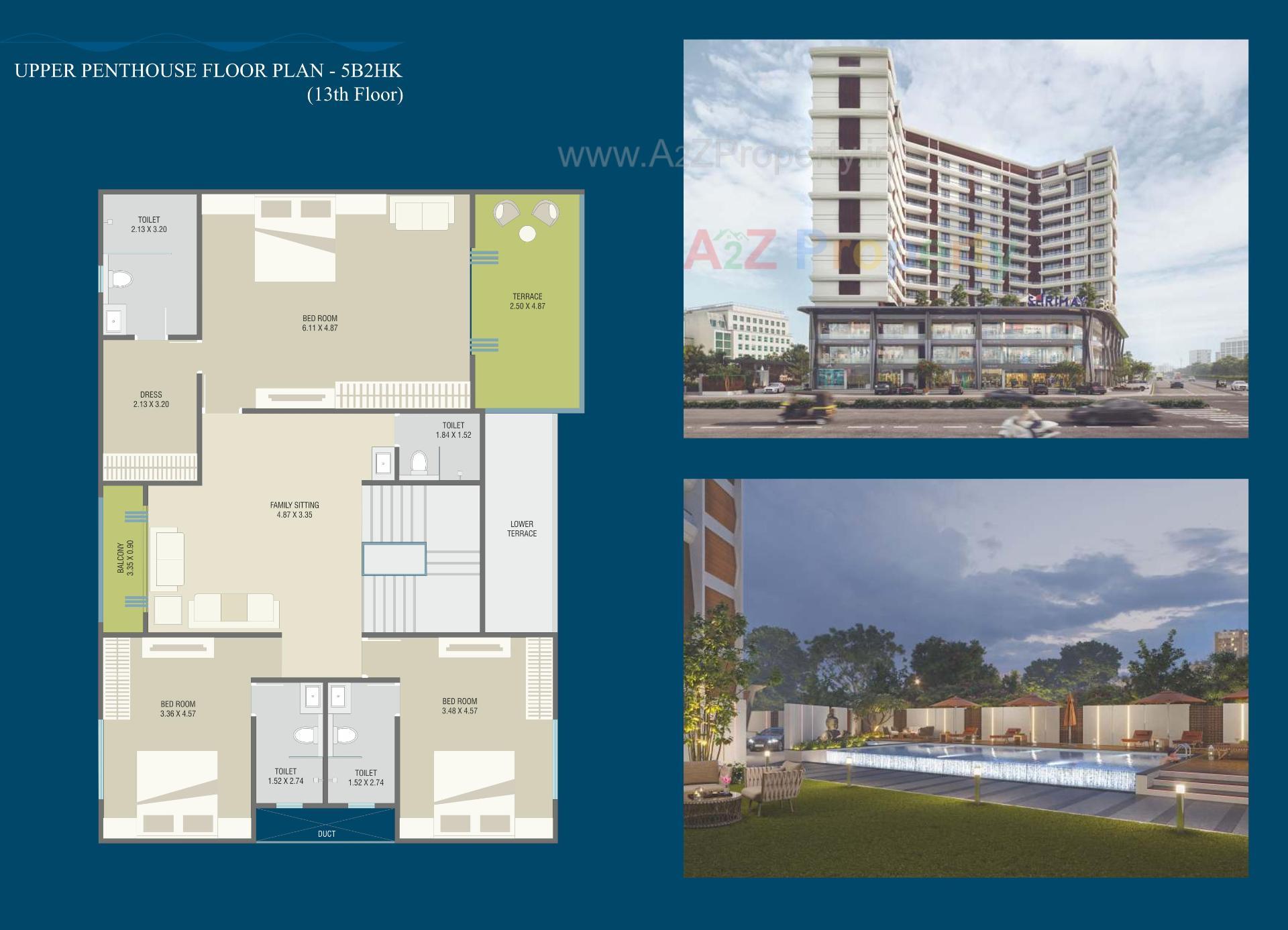 Layout of real estate project Shrimay Bellevue located at Sama, Vadodara, Gujarat