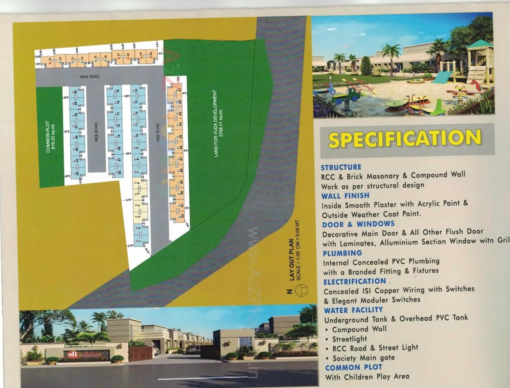  of real estate project Shrinivas Residency located at Ajod, Vadodara, Gujarat