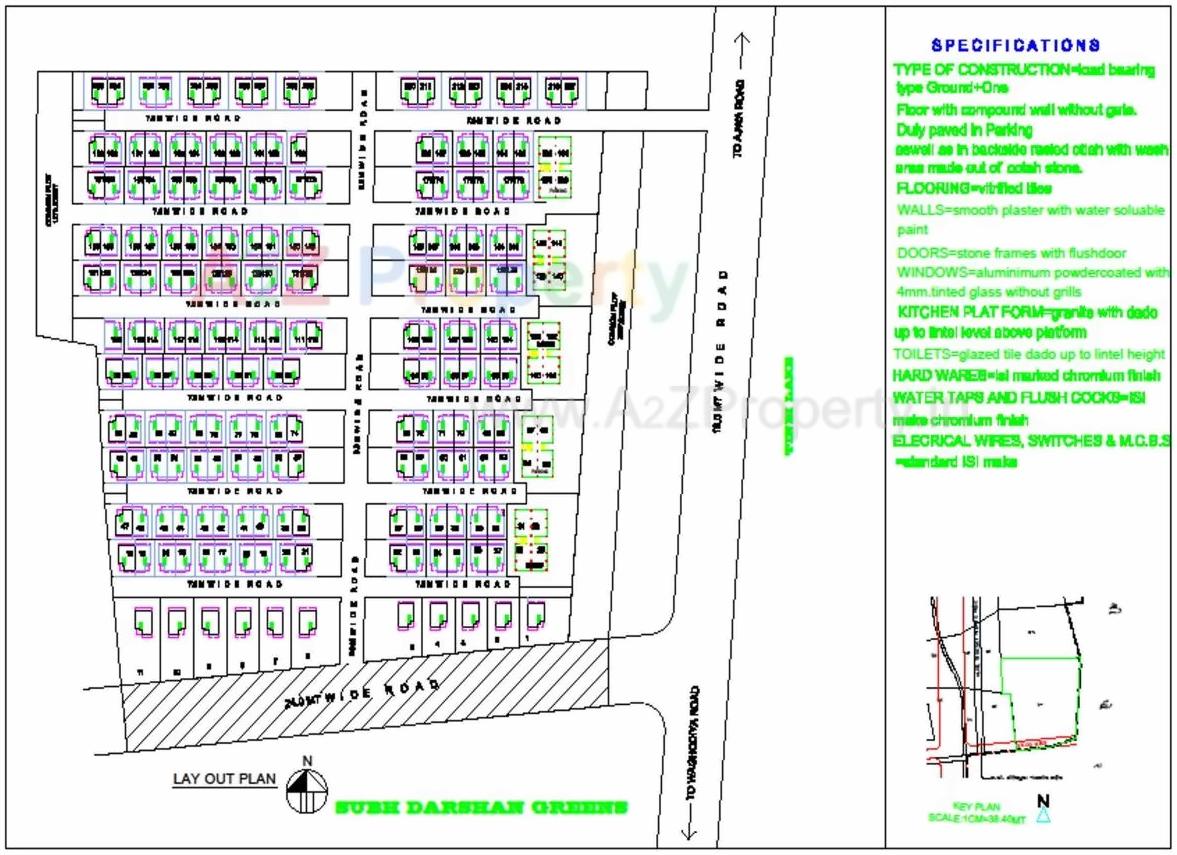  of real estate project Shubh Darshan Greens located at Hanumanpura, Vadodara, Gujarat