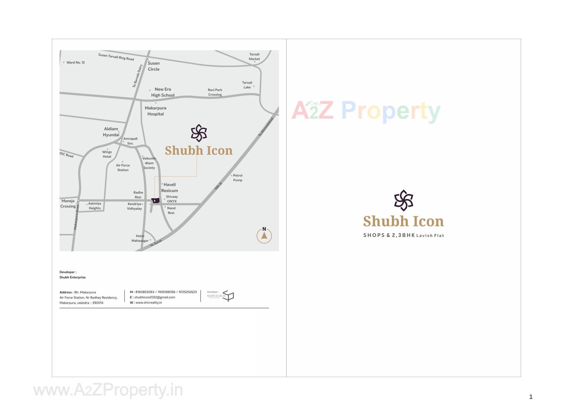  of real estate project Shubh Icon located at Makarpur, Vadodara, Gujarat