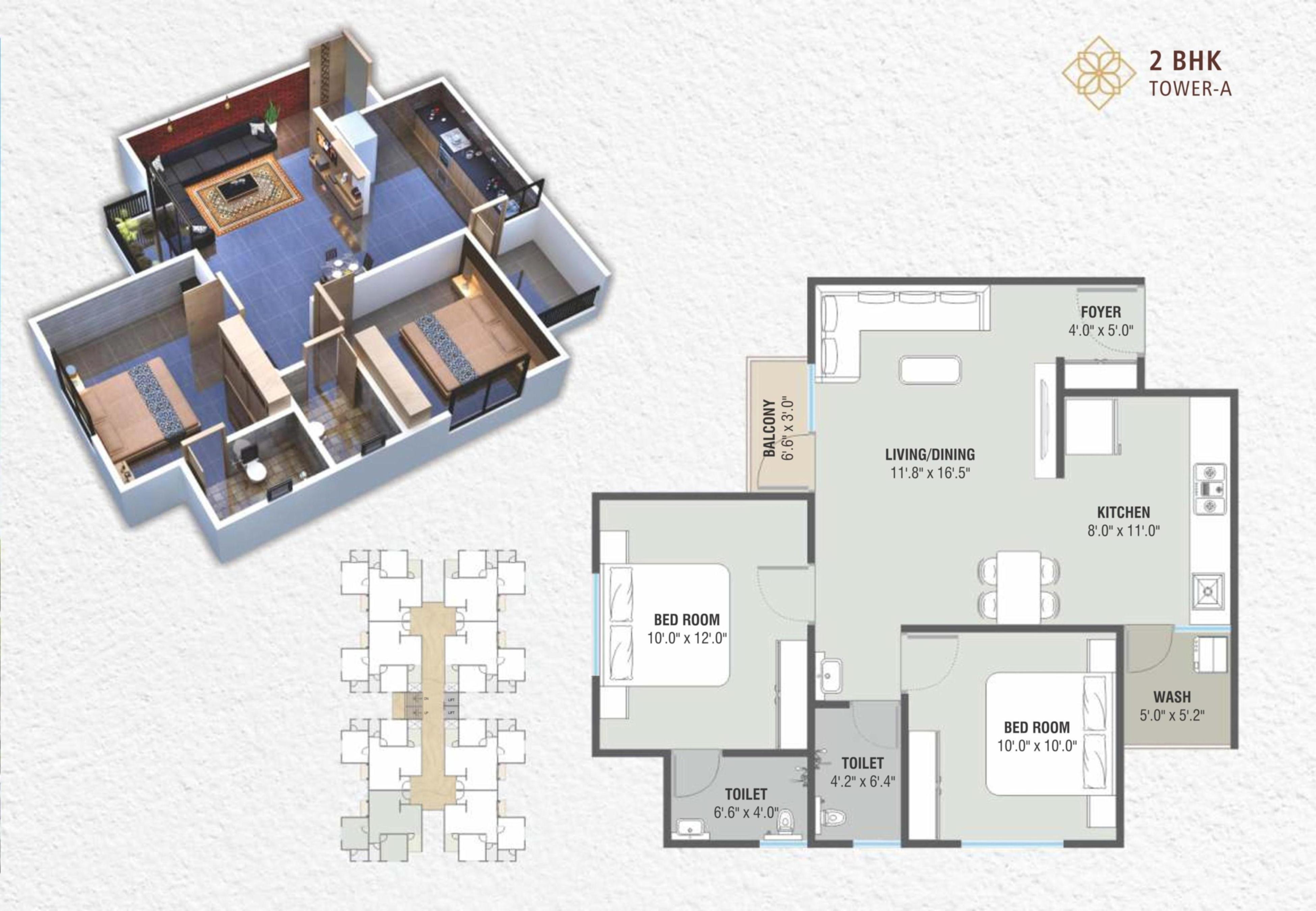 Layout of real estate project Shubh Residency located at Makarpura, Vadodara, Gujarat