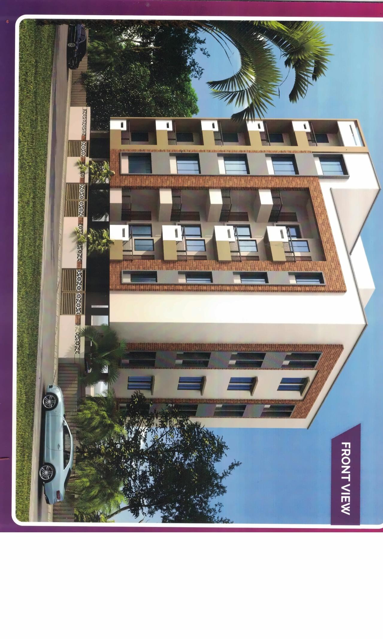 3D Elevation of real estate project Shubham Avenue located at Kasba, Vadodara, Gujarat