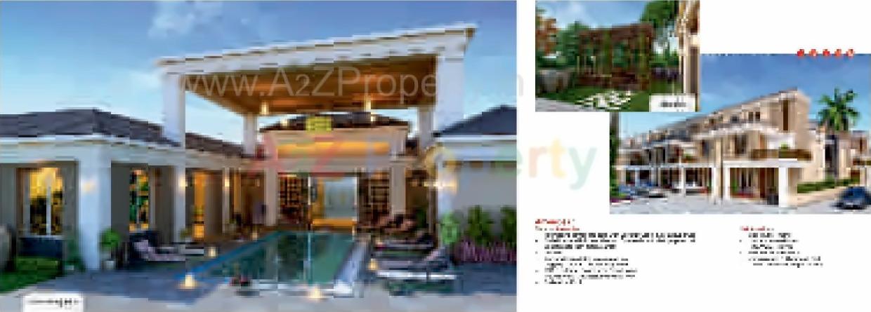 3D Elevation of real estate project Shubham Bunglows located at Padra, Vadodara, Gujarat