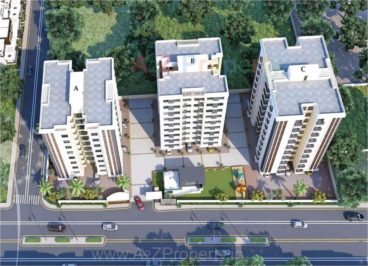 3D Elevation of real estate project Shubham Elite located at Harni, Vadodara, Gujarat