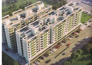 Elevation of real estate project Shukan Aroma located at Savad, Vadodara, Gujarat