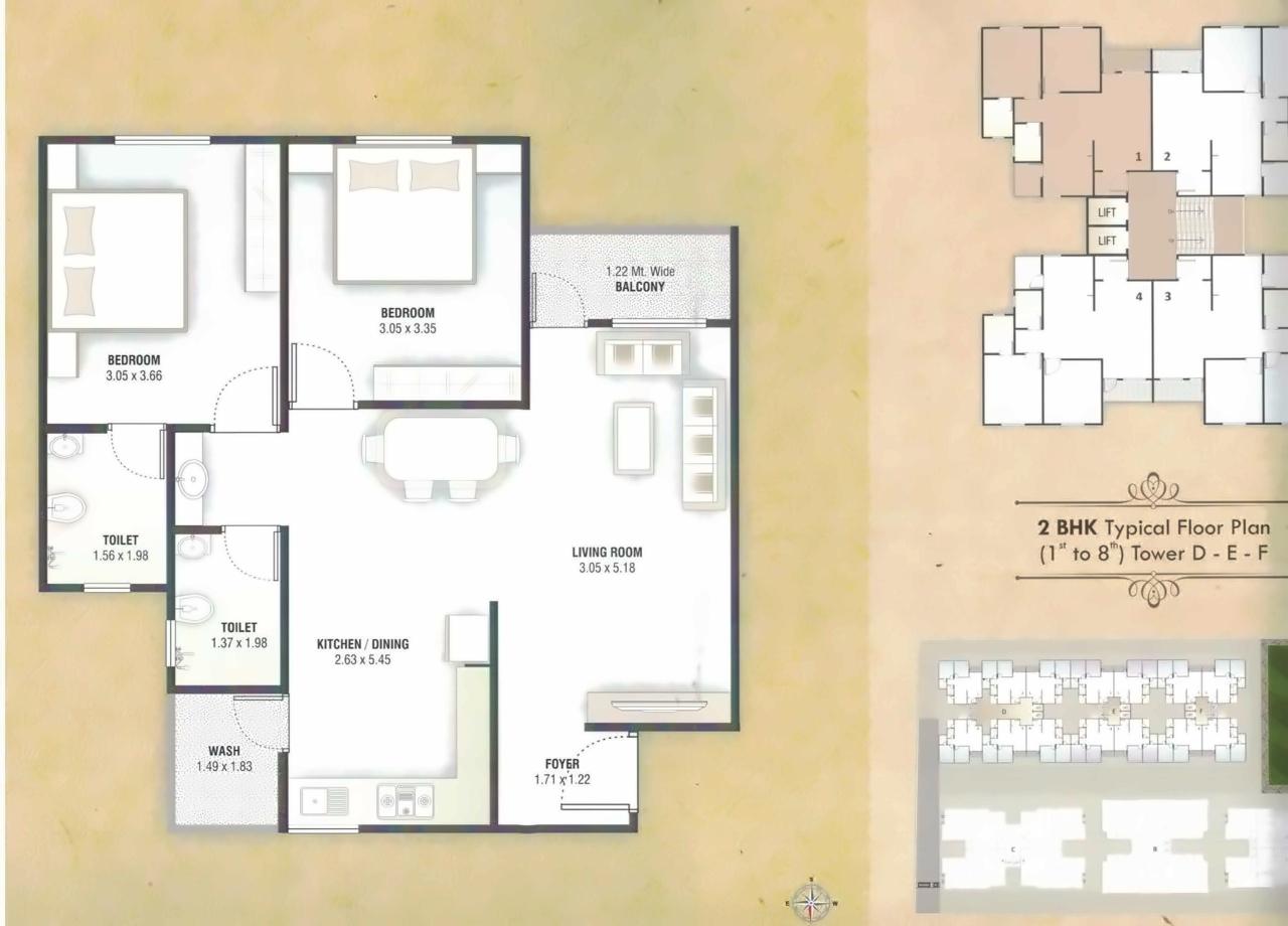 Layout of real estate project Shukan Aroma located at Savad, Vadodara, Gujarat