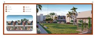 Elevation of real estate project Shukun Residency located at Dhaniyavi, Vadodara, Gujarat