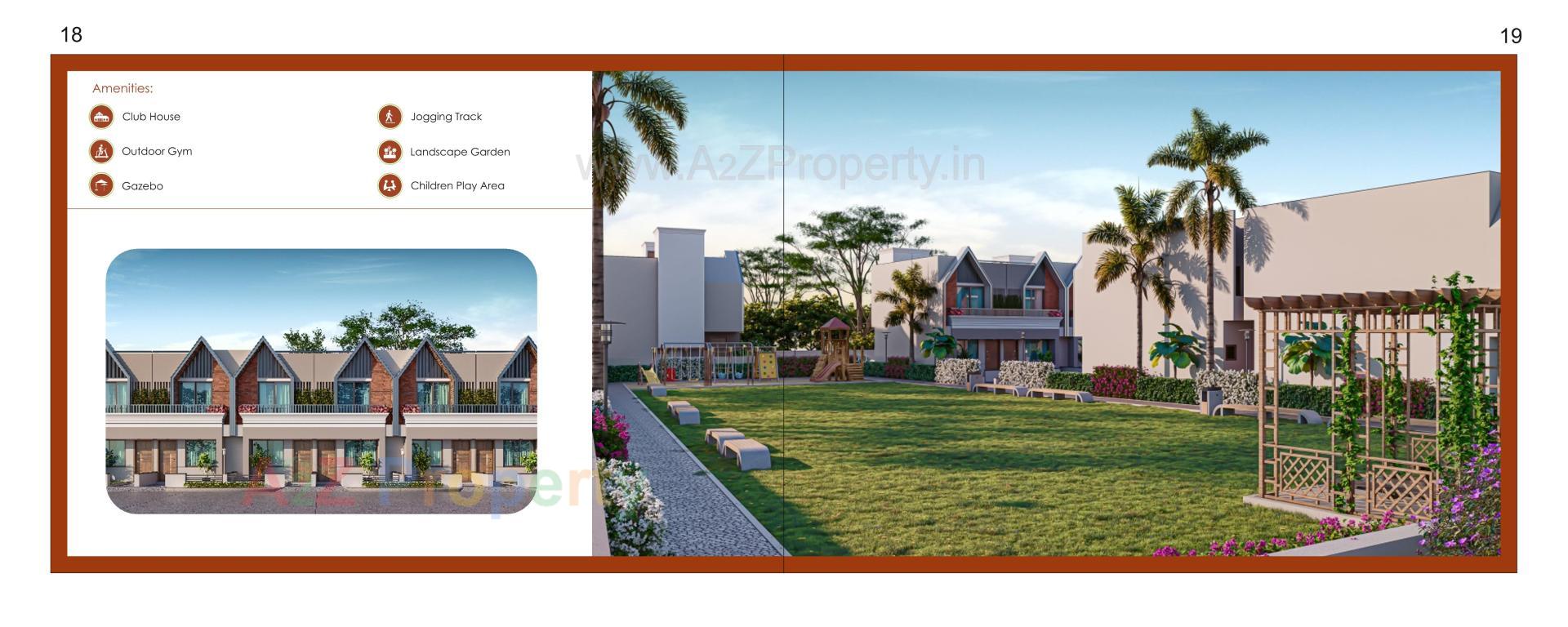 3D Elevation of real estate project Shukun Residency located at Dhaniyavi, Vadodara, Gujarat