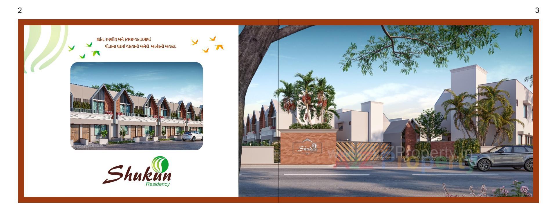 3D Elevation of real estate project Shukun Residency located at Dhaniyavi, Vadodara, Gujarat