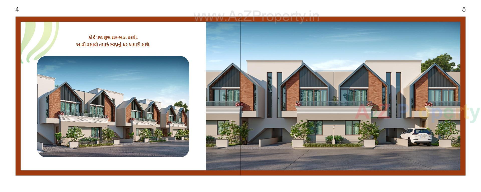 3D Elevation of real estate project Shukun Residency located at Dhaniyavi, Vadodara, Gujarat