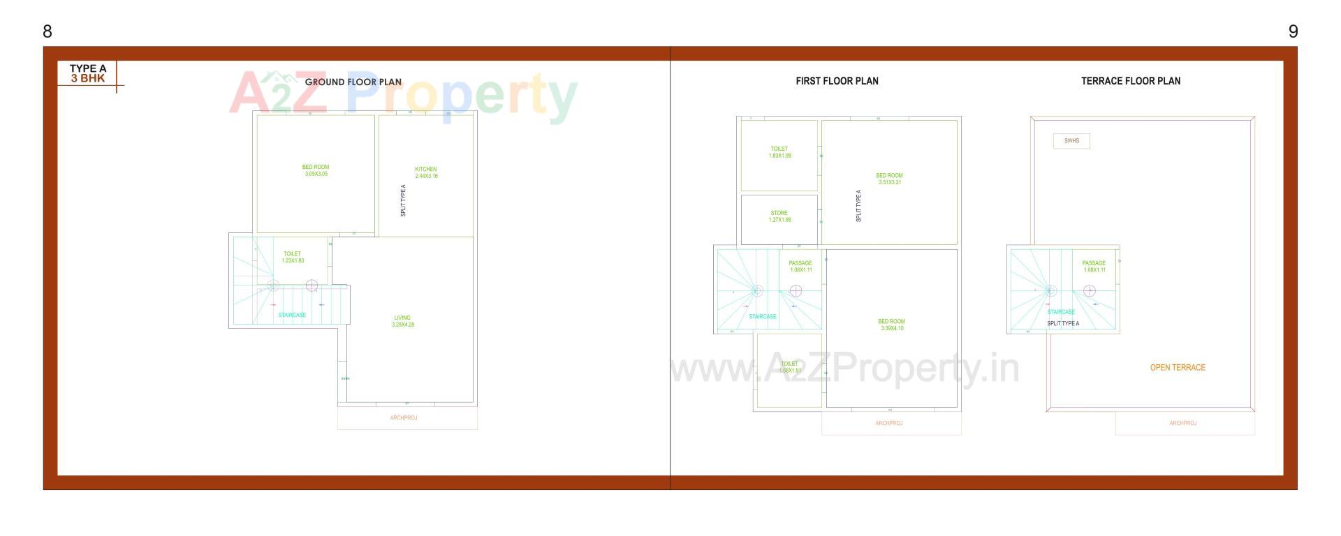 Layout of real estate project Shukun Residency located at Dhaniyavi, Vadodara, Gujarat